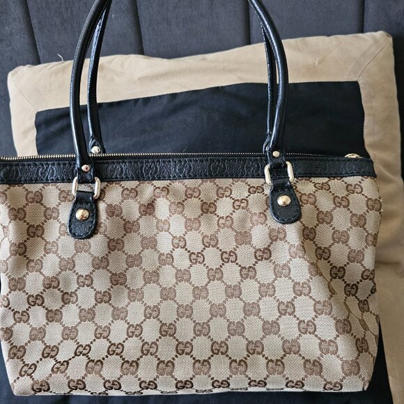 Gucci canvas shoulder bag - Picture 2 of 6